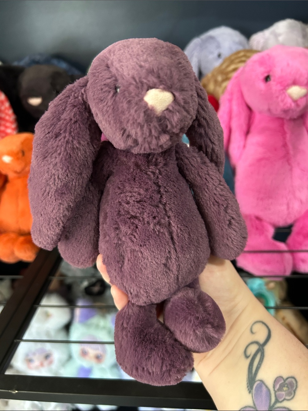 Small Plum Jellycat Bunny - Retired